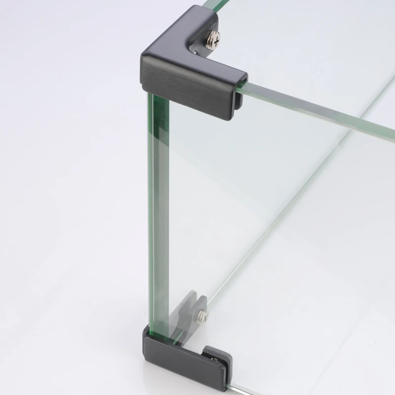 1PCS glass clip, tile fixing clip, snap right angle groove T box L-shaped reinforcement clip