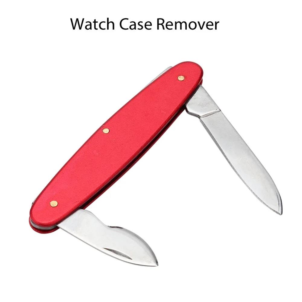 Stainless Steel Watch Case Opener Blue Color Red Color Battery Replacement Kit Black Color Watch Repair Tool Watchmaker Tools