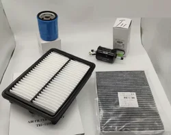 1kit Oil filter ELEMENT / air / ac filter / fuel filter set for Chinese CHERY TIGGO 2 / 3X 1.5 Engine Autocar motor parts