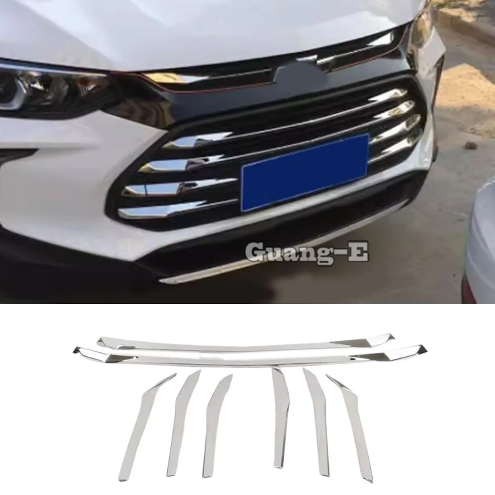 

For Chevrolet Tracker/Trax 2019 2020 2021 2022 2023 2024 Front Bumper Grille Grill Mesh Frame Trim Decoration Cover Accessories