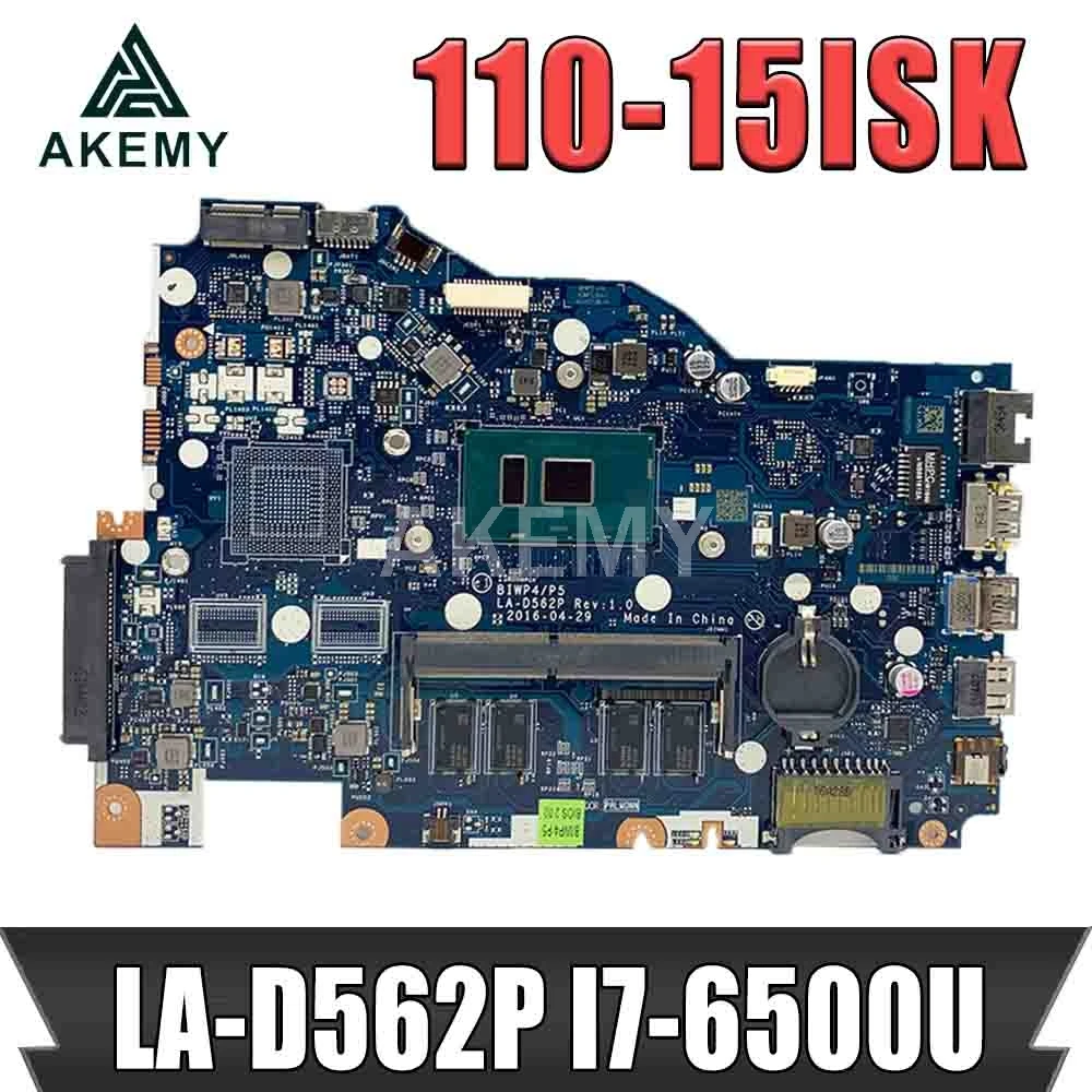

For Lenovo Ideapad 110-15ISK Laptop Motherboard LA-D562P 5B20L8290211 5B20M8165911 Pentium i3i5i7 6th Gen Notebook Mainboard