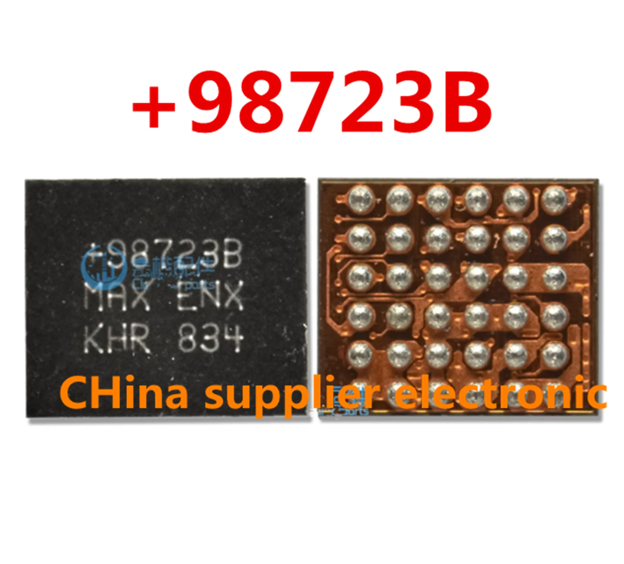 

3pcs-20pcs Max98723B +98723B Audio IC For IPAD AIR2 mini4 Pro10.5 2018 Pro11 11inch 12.9 3rd 98723B ring code IC