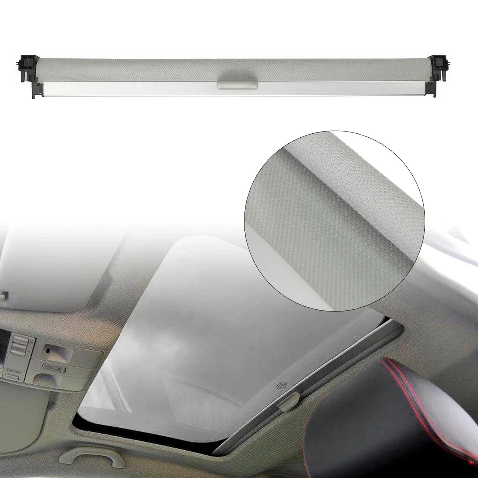 Car Panoramic Sunroof Curtain Skylight Sunshade Cover Replacement For Seat ibiza 2009-2017 3G9877307 FG2, 6J0877307A