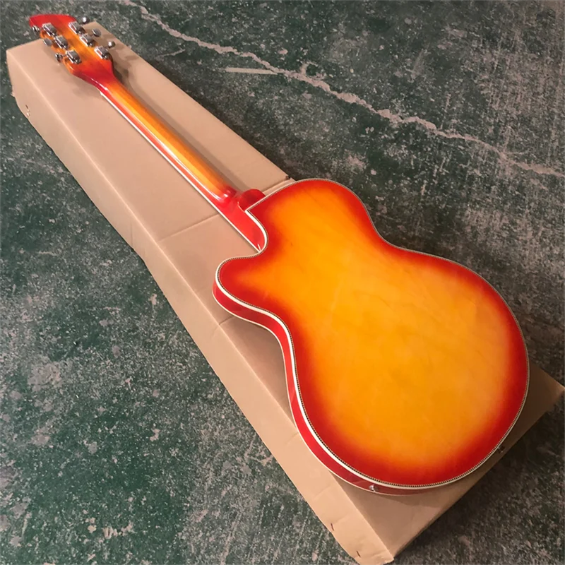 New product 360 electric guitar, tomato egg color, wholesale and retail