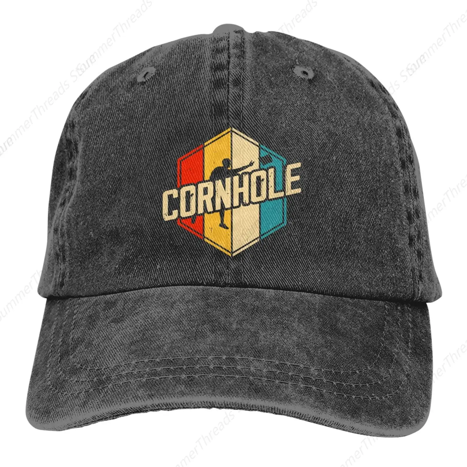 Cornhole Legend 3 Baseball Cap Golf Dad Hat Adjustable Original Classic Low Profile Cotton Hat Men Women