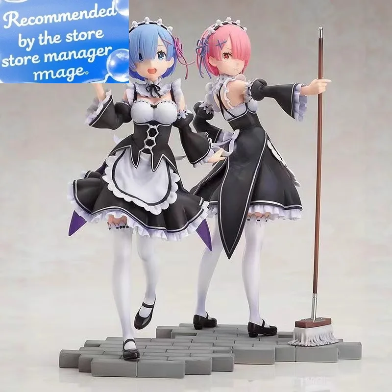 

Re: Life In A Different World From Zero Series Rem Ram Cute Girl Maid Pvc Figure Toys Collect Decoration Anime Birthday Gifts