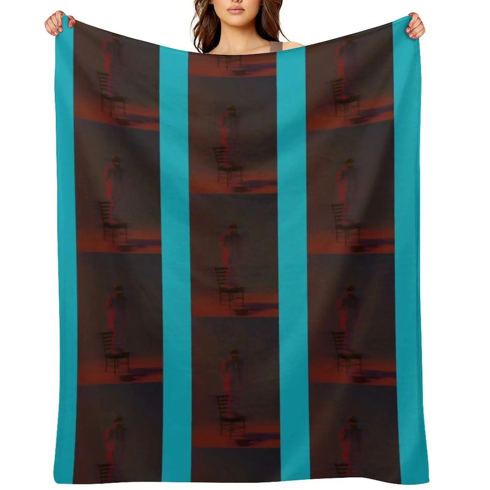 

boywithuke standing on chair Throw Blanket Luxury Blankets Sofas Of Decoration Large Baby Blankets