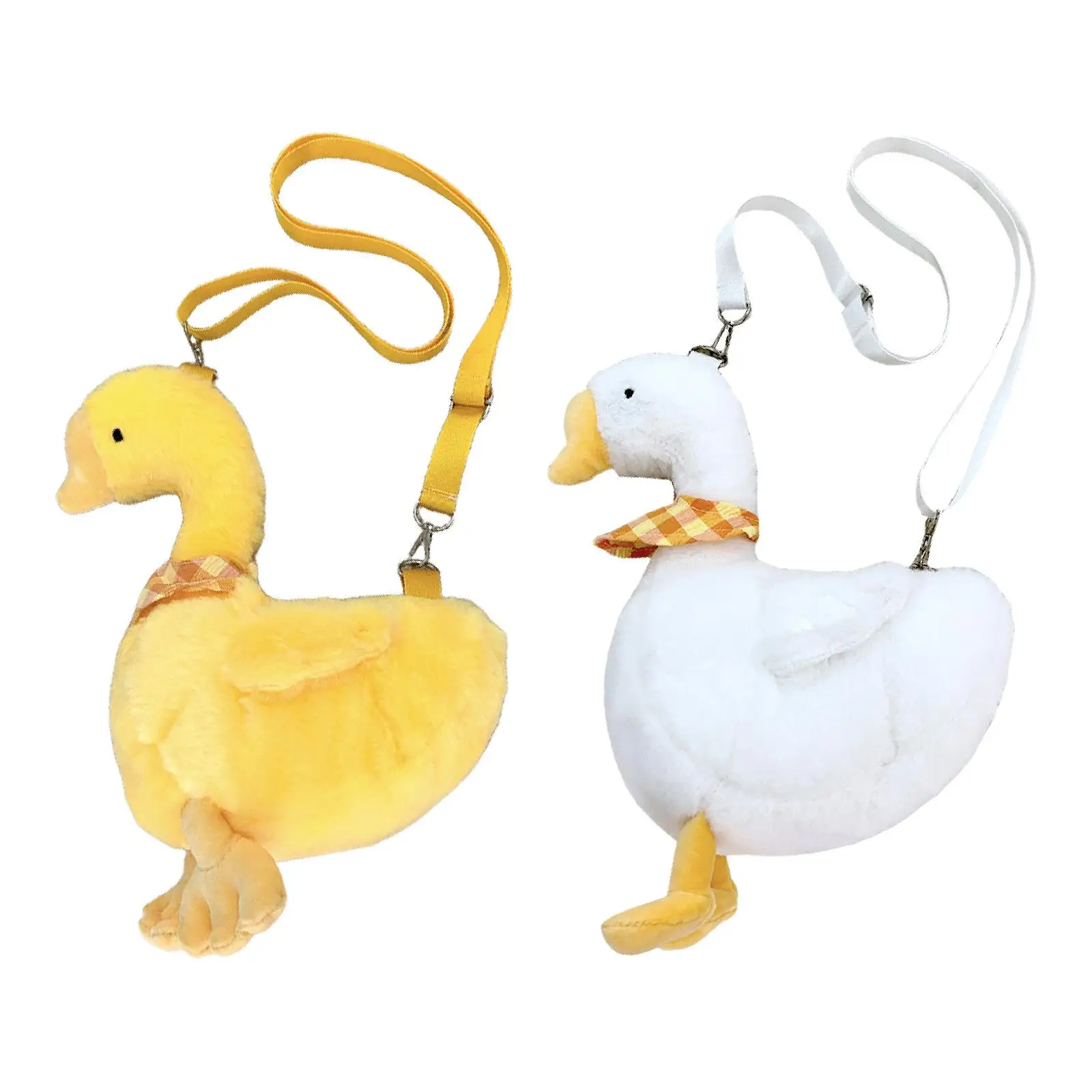 

Plush Crossbody Bag Cute Purse Storage Cards Work Phone Goose Shoulder Bag