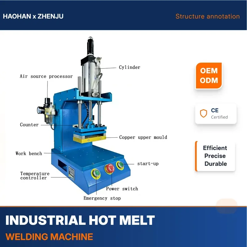 220V 110V 1000W Hot Melt Machine for Plastic Copper Nut Insert Embedding, Mushroom Head Heat Staking Riveting Tool