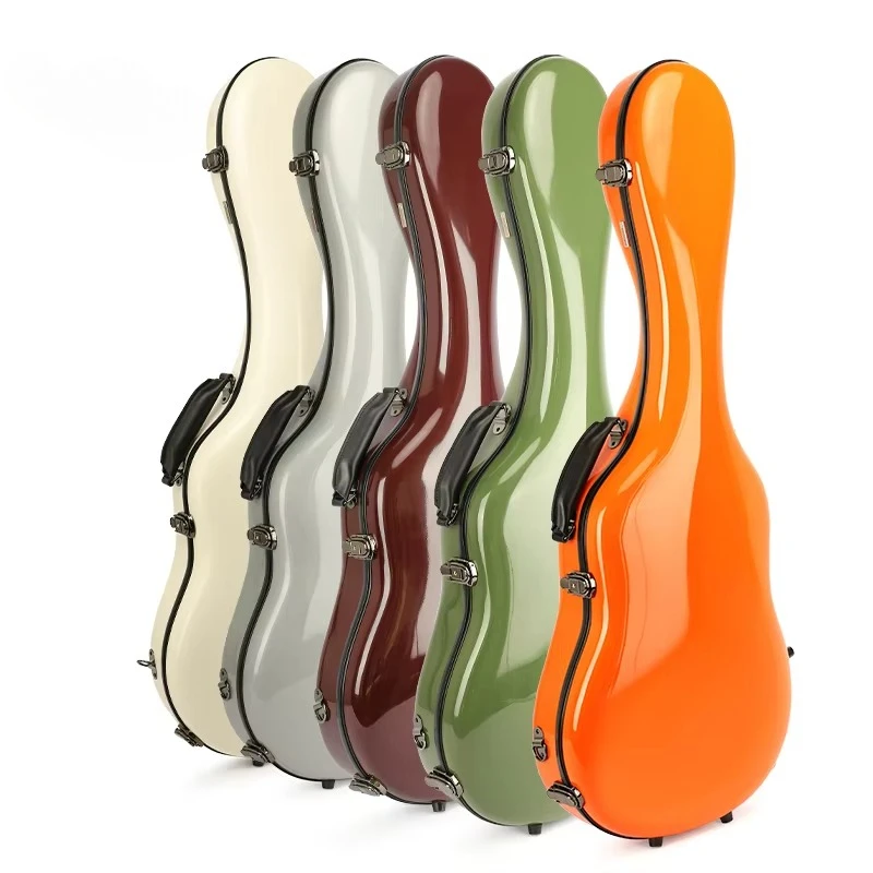 

Fiber glass Lighter stronger high quality good looking classical acoustic case many color Case