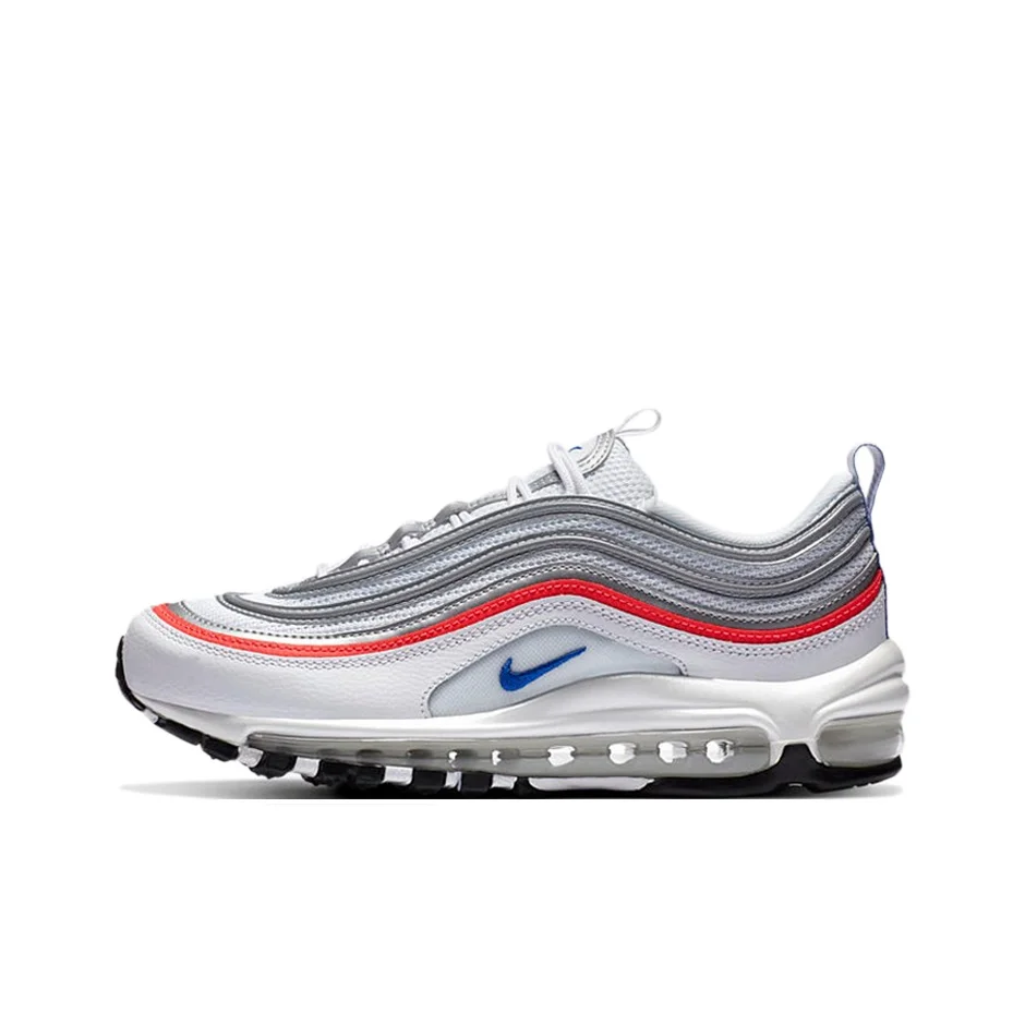 

Nike Air Max 97 Metallic Silver Flash Crimson Racer Blue Women's CZ6087-101