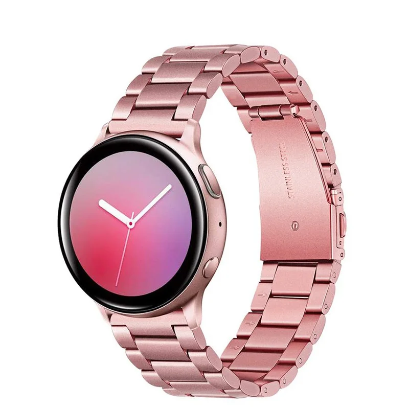 Ремешок из нержавеющей стали для Samsung Galaxy Watch Active 2 40 мм 44 мм