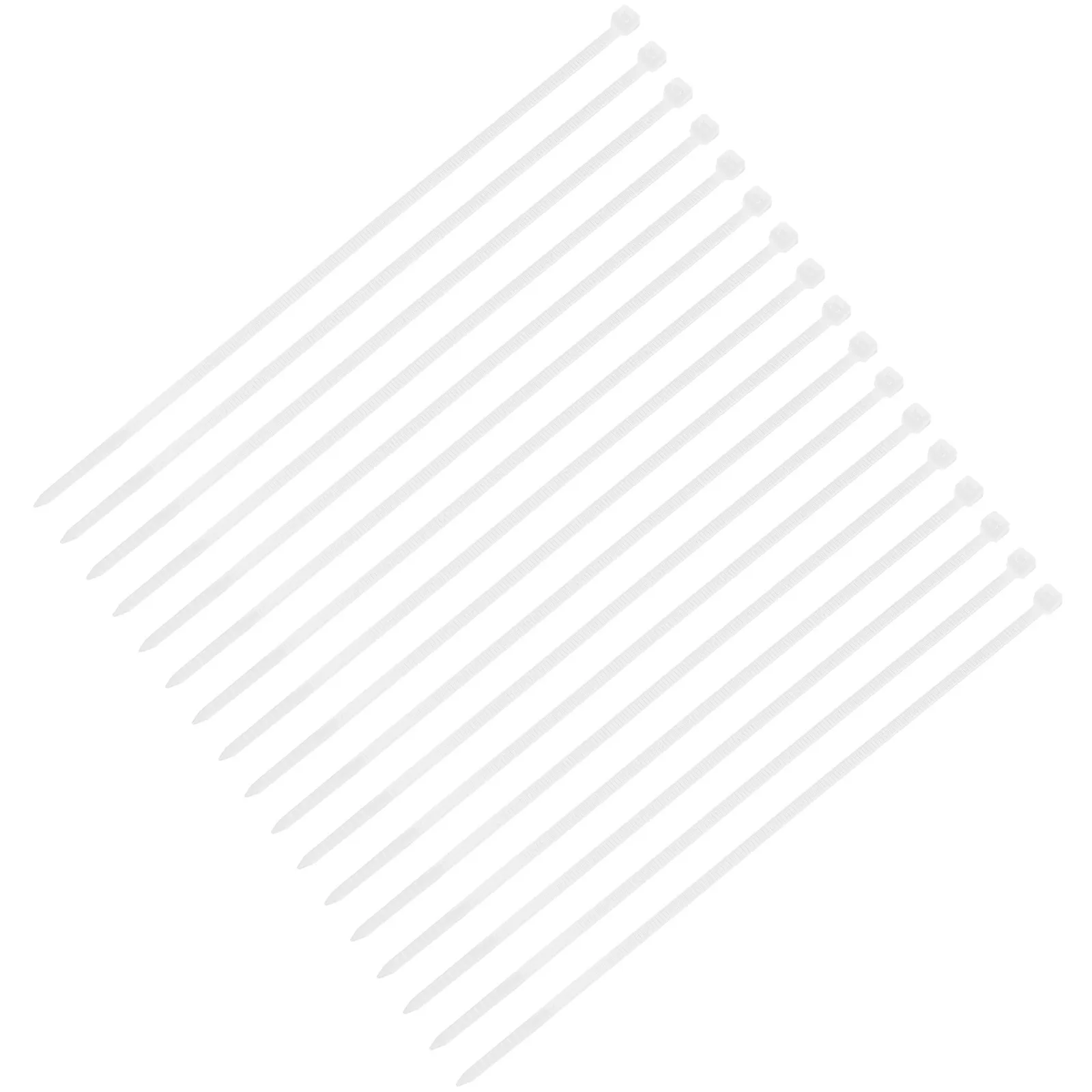300Pcs Cable Ties Bulk White Self Locking Zip Ties Pa66 Heavy Duty Wire Management Cord Organizer for Home Office Garden