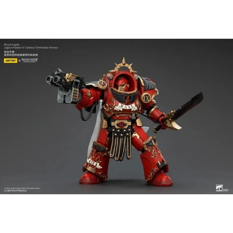 

1/18 JOYTOY 30k Action Figure Blood Angels Legion Praetor in Tartaros Terminator Armour Anime Figure Anime Series [IN STOCK]