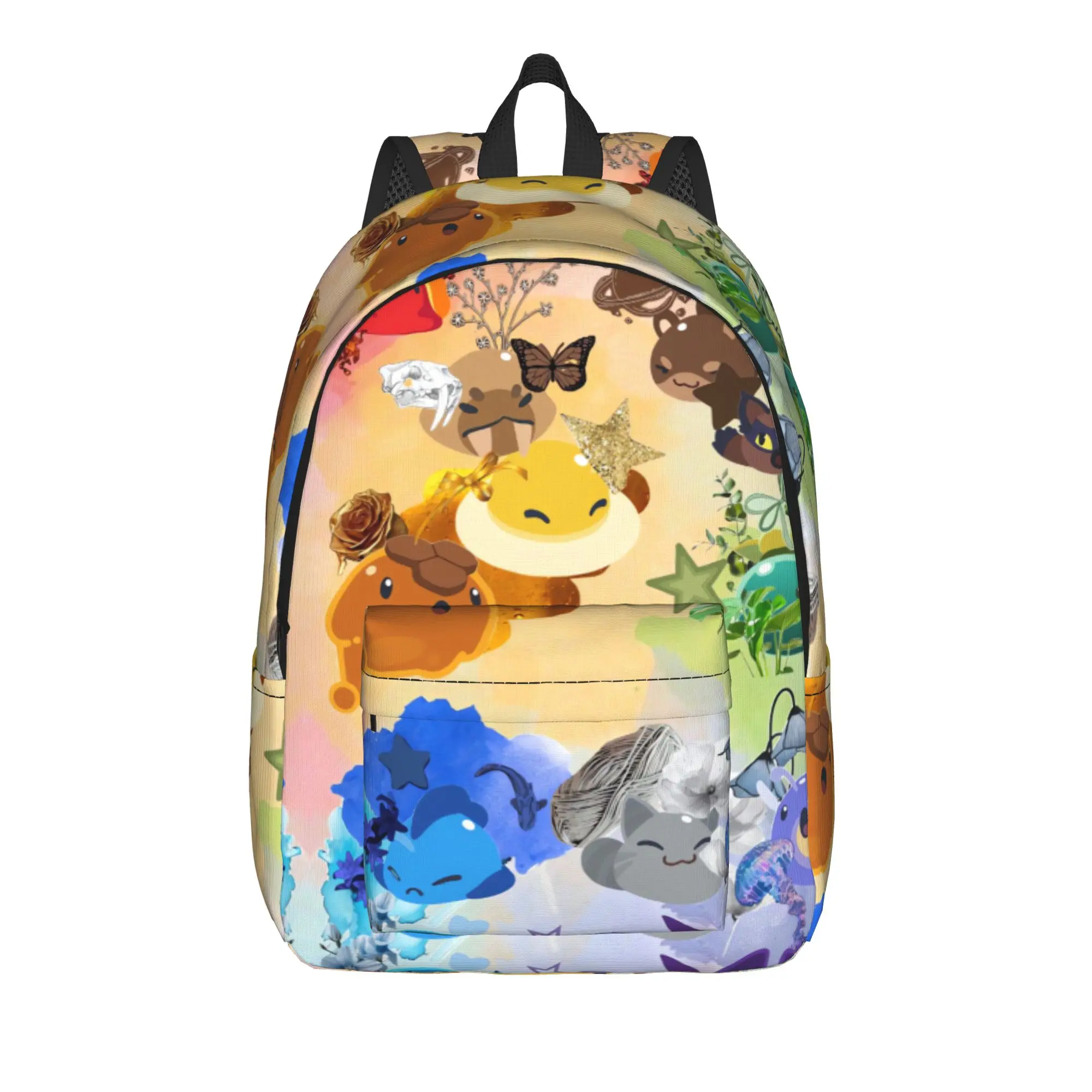 Fresh Scenic Slime Rancher(1) Backpack  Male Polyester Travel Backpacks Print Style School Bags Rucksack