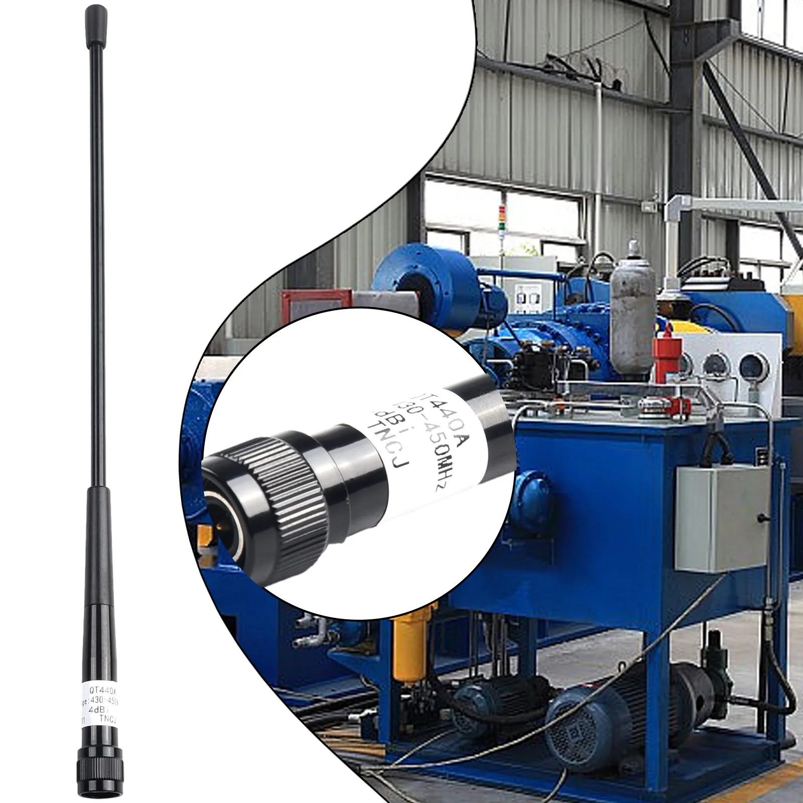 

QT440A GNSS Receiver Measurement Antenna with a Gain of 4dBi Operating Frequency Range 430 450MHz TNC J Connector