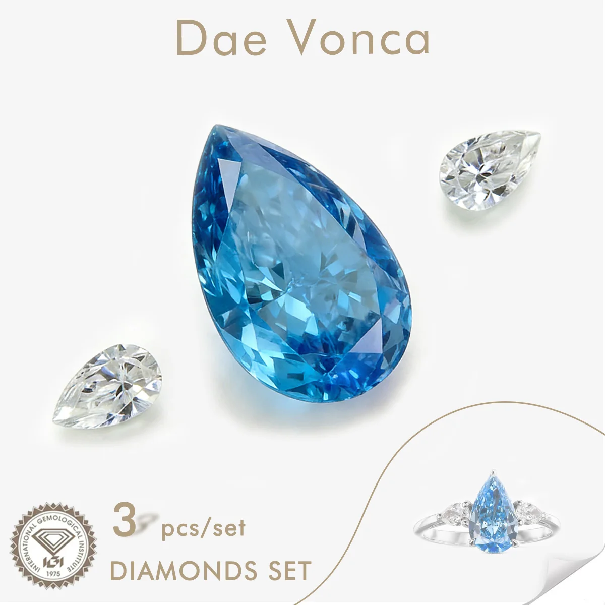 3Pieces Loose Lab D…