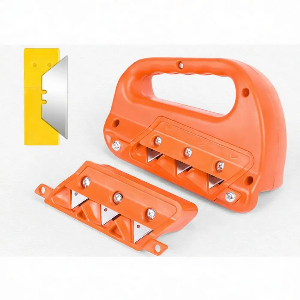 Professional Gypsum Board Edge Trimmer Drywall Chamfer Plane Tool Woodworking V Shape Handheld Cutter Finishing Device