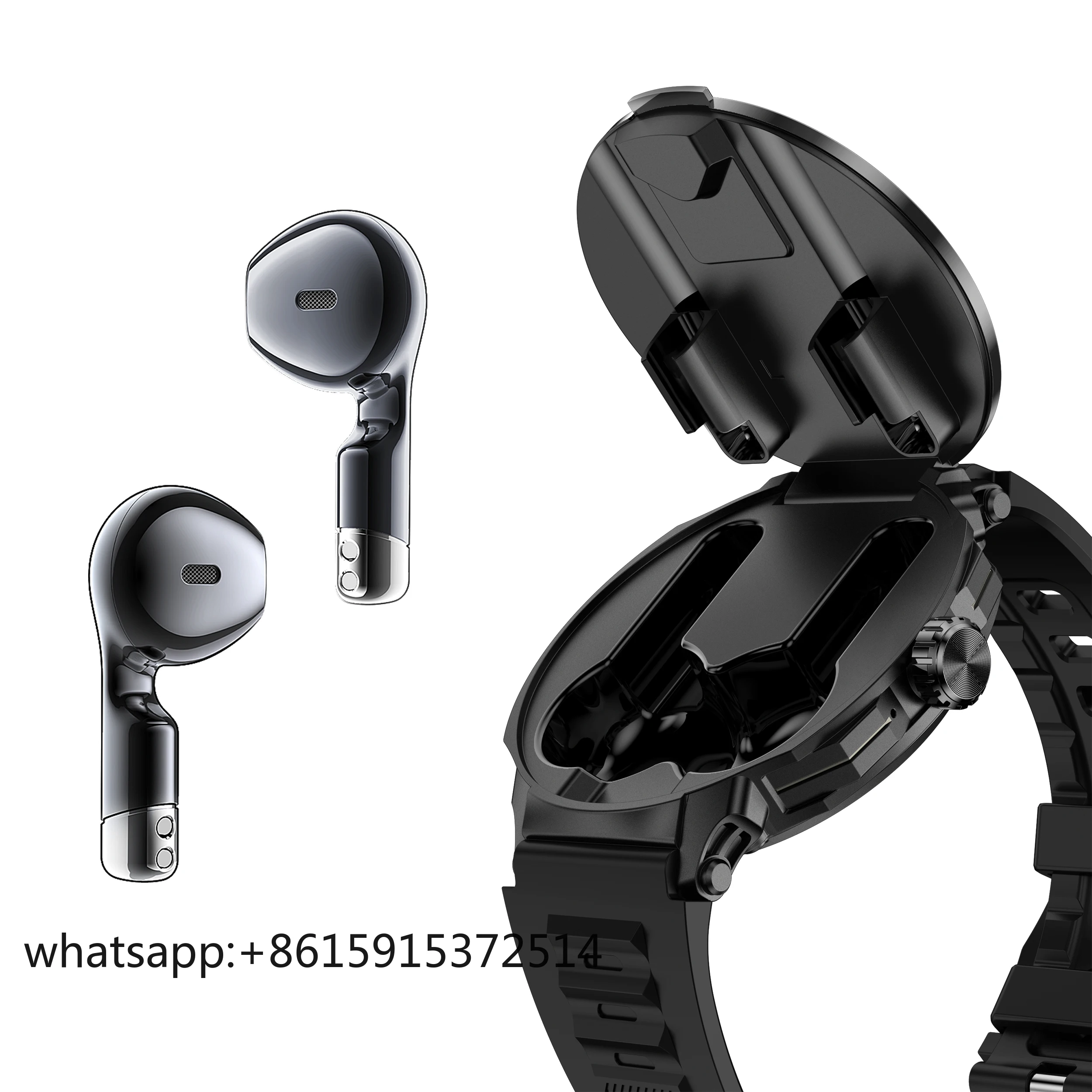 

TLCRETE Hot Sales D11 2-in-1 Smart Bracelet with TWS Earbuds Fitness Sleep Tracker Touch Control Sports Health Monitoring Smart