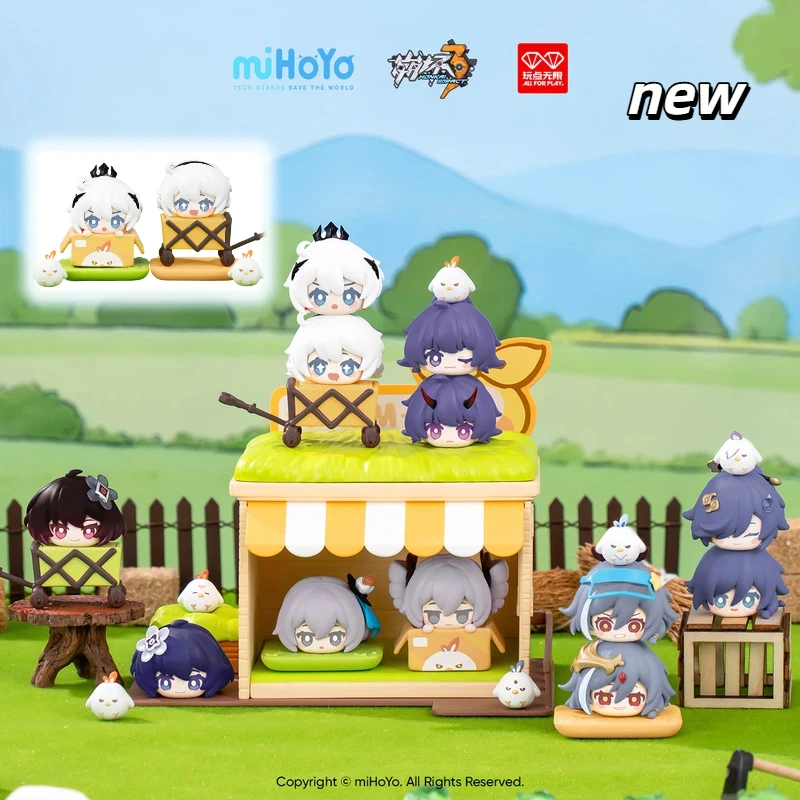 

Новый Honkai Impact 3 Mihoyo Kiana Raiden Mei Bronya Rand Seele Fuhua Модель украшения Игра Рождественский подарок для девочки оригинал