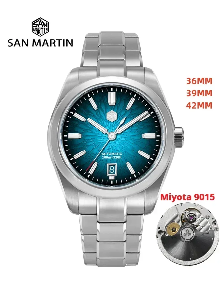 

San Martin 36mm 39mm 42mm SN0144 JianZhan Gada Watch Miyota 9015 Original Design Chinese Dress Men Automatic Mechanical Watches