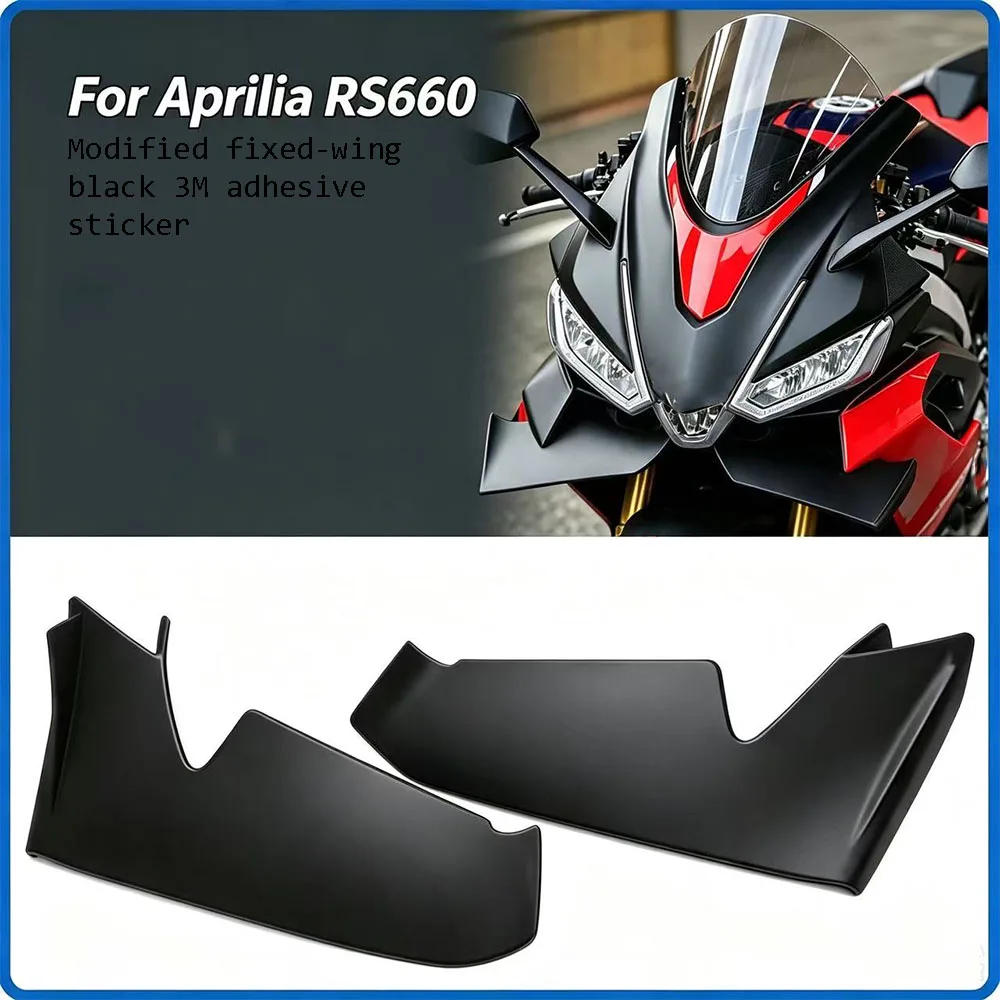 Motorcycle Accessory Fender Aerodynamic Wing Kit, Diffuser Plate, Front Bumper Spoiler. FOR Aprilia RS660 RS 660 RS660