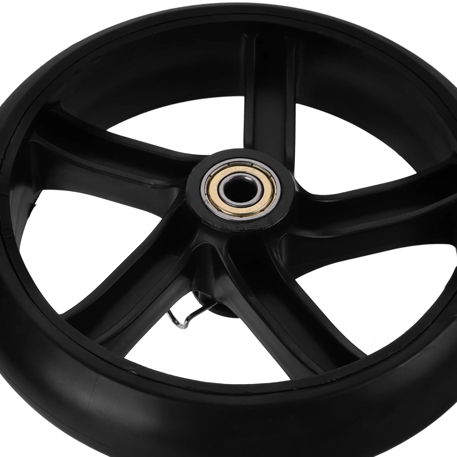 Carrello per lavanderia da 2 pezzi, durevole, in materiale solido, per carrello della spesa, ruote per carrello della spesa, carrello di utilità di ricambio per rotolamento resistente