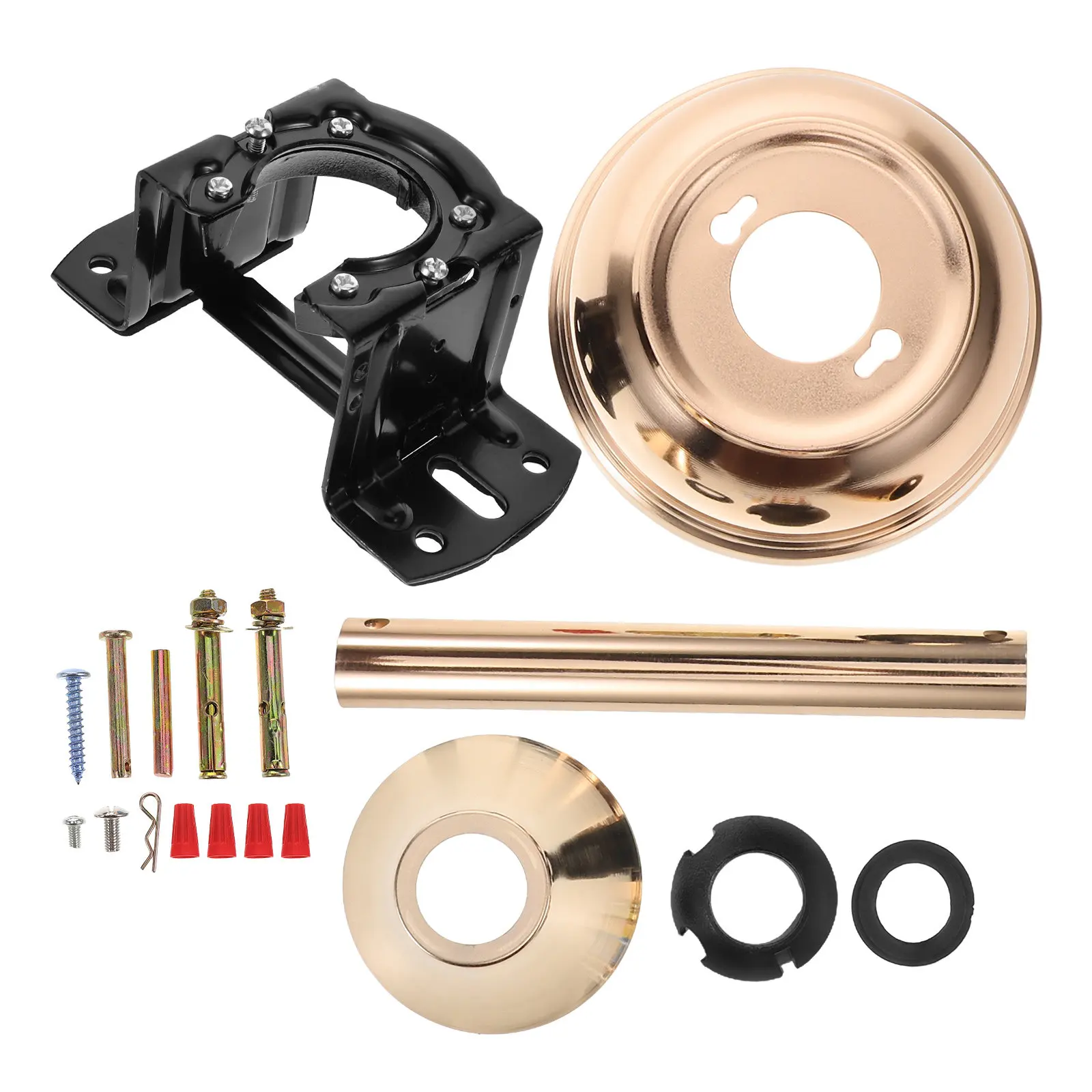 

1Set Ceiling Fan Mounting Bracket Kit Universal Stainless Steel Fan Mount Bracket Accessories for Living Room Bedroom Dining
