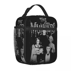 Munsters Family Portrait Insulated Lunch Bag Cooler Lunch Container Large Tote Lunch Box uomo donna College Travel