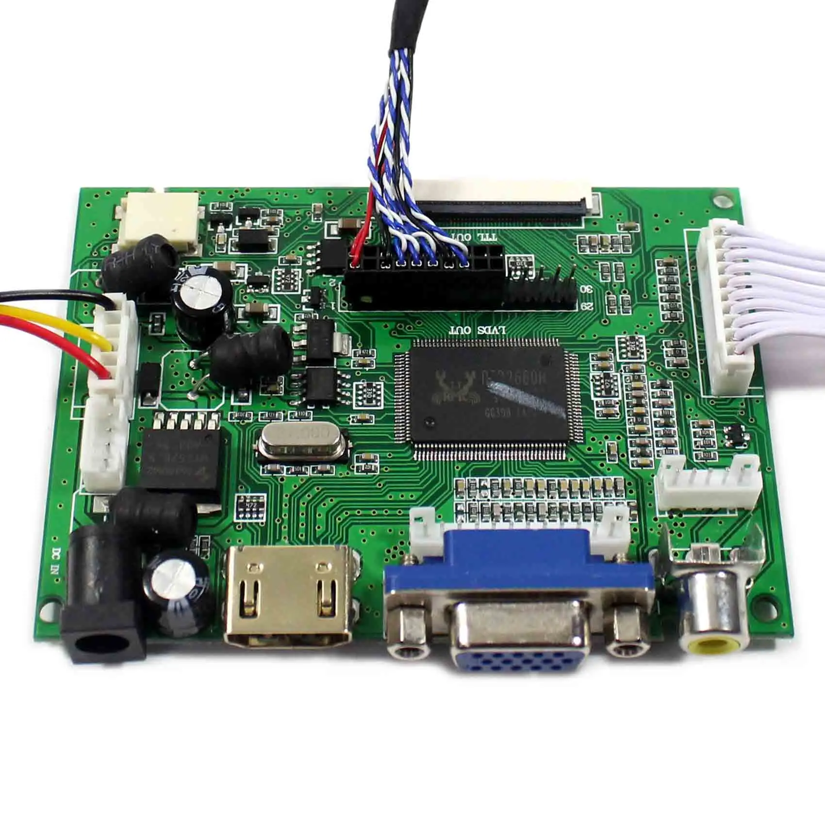 VS-TY2662-V1 Tv Lcd Main Board 1280x800 Development Board VGA 2AV LCD Reversing Board for 14.1inch B141EW01 LP141WX3 Screen - view 3