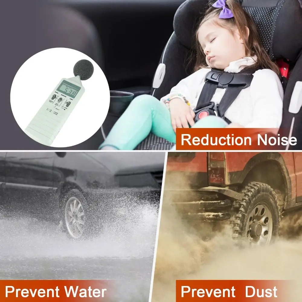 Durable 3-Layer Car Weather Stripping 5M Dustproof Car Door Seal Rubber Heat Insulation Hood Sealing Strip Automobiles