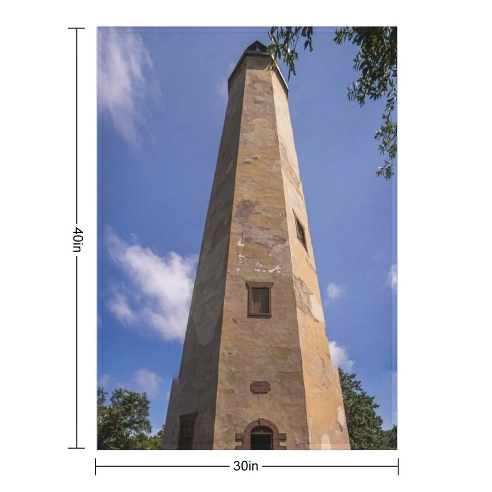 منارة بالدي القديمة 2 رمي بطانية سرير ناعمة مزخرفة بوزن بطانيات كبيرة #3