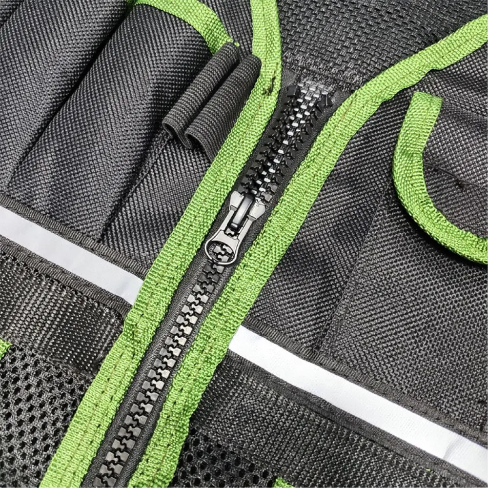 Adjustable Tool Vest For Electrician Construction Repairing Hardware Organizer Utility Workwear Comfortable Storage Equipment