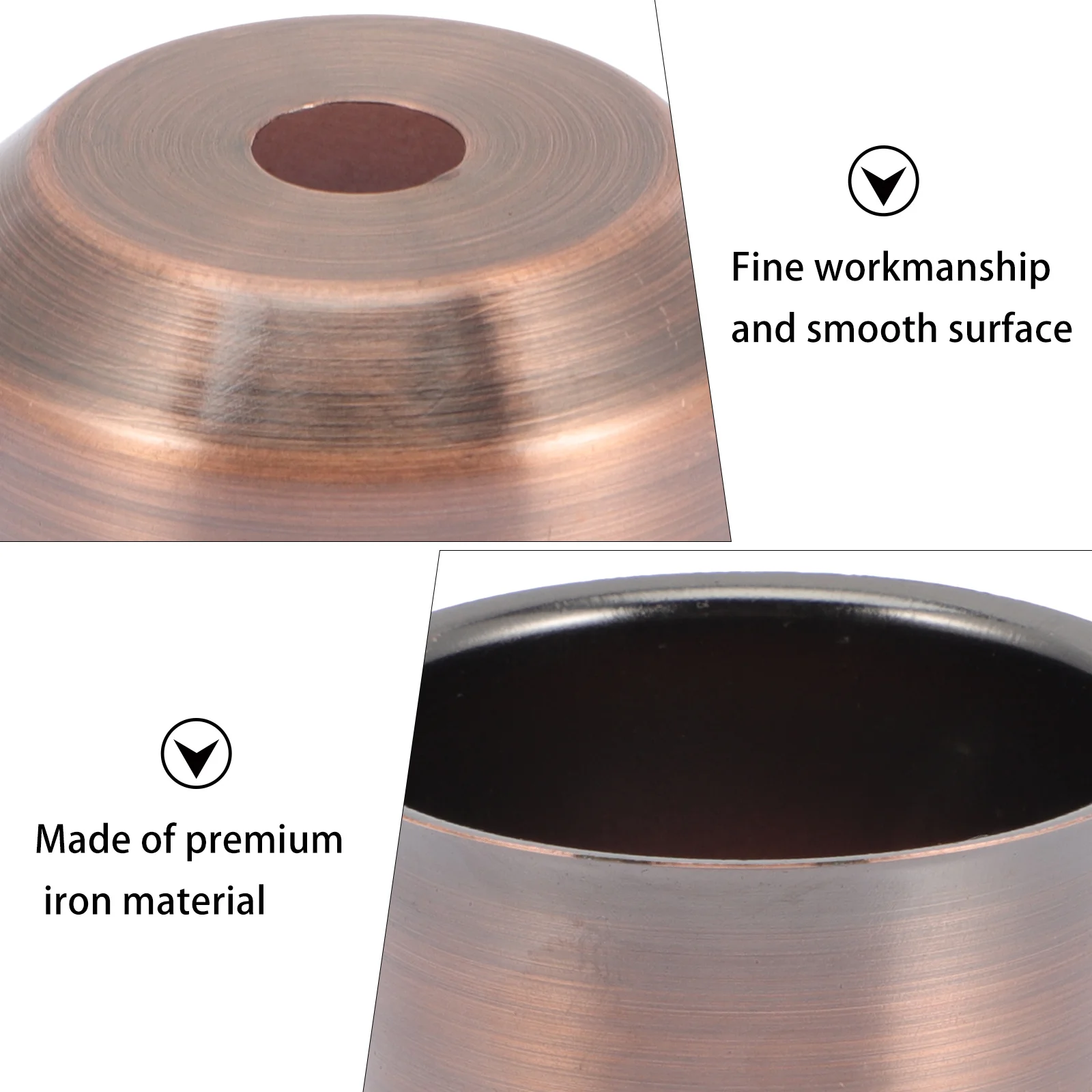 

10pcs Table Lamp Accessories E27 Lamp Socket Cup Retro Iron Base For Diy Pendant Wall Ceiling Light Holder Fixture