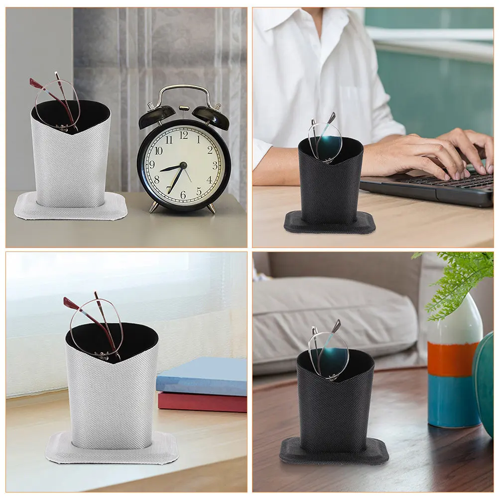 

Держатель для очков (2 шт.), тканевая подставка для очков, устойчивая, с нескользящим основанием, для стола, спальни, офиса, органайзер для хранения очков