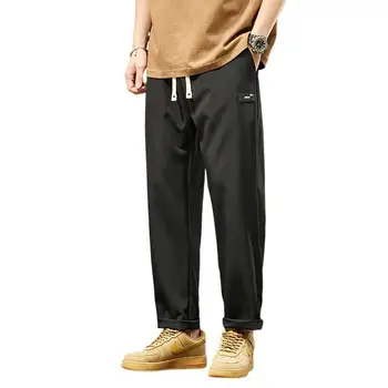 男士工裝褲 夏季冰絲速乾褲 工作服 新款休閒寬鬆登山慢跑褲 運動褲 男士休閒褲 6 最佳銷售 工作褲 - №3