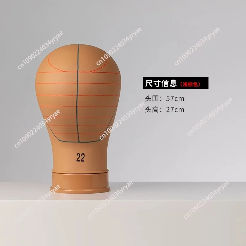 

21、22 、23 Inch for PVC Mannequin Head Cork Canvas Mannequin Wig Making Display