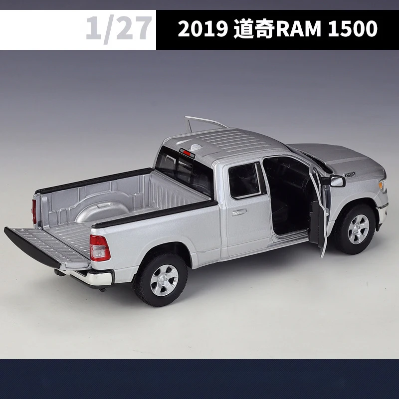 WELLY 1:27 Dodge RAM 1500 2019 Alloy Car Diecasts &Toy Cars Model Miniature Scale Model Car Toys For Children