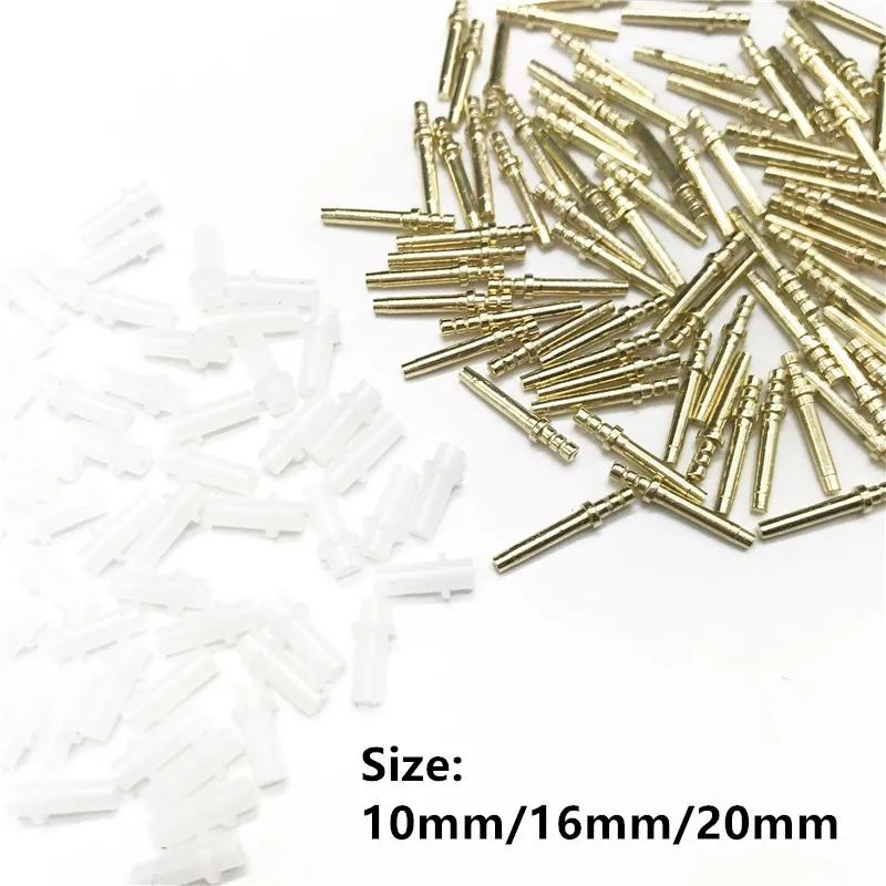 1000set Dental Lab Material Brass Dowel Pin with Sleeve sets of Nails Brass Dowel Pins 3 size