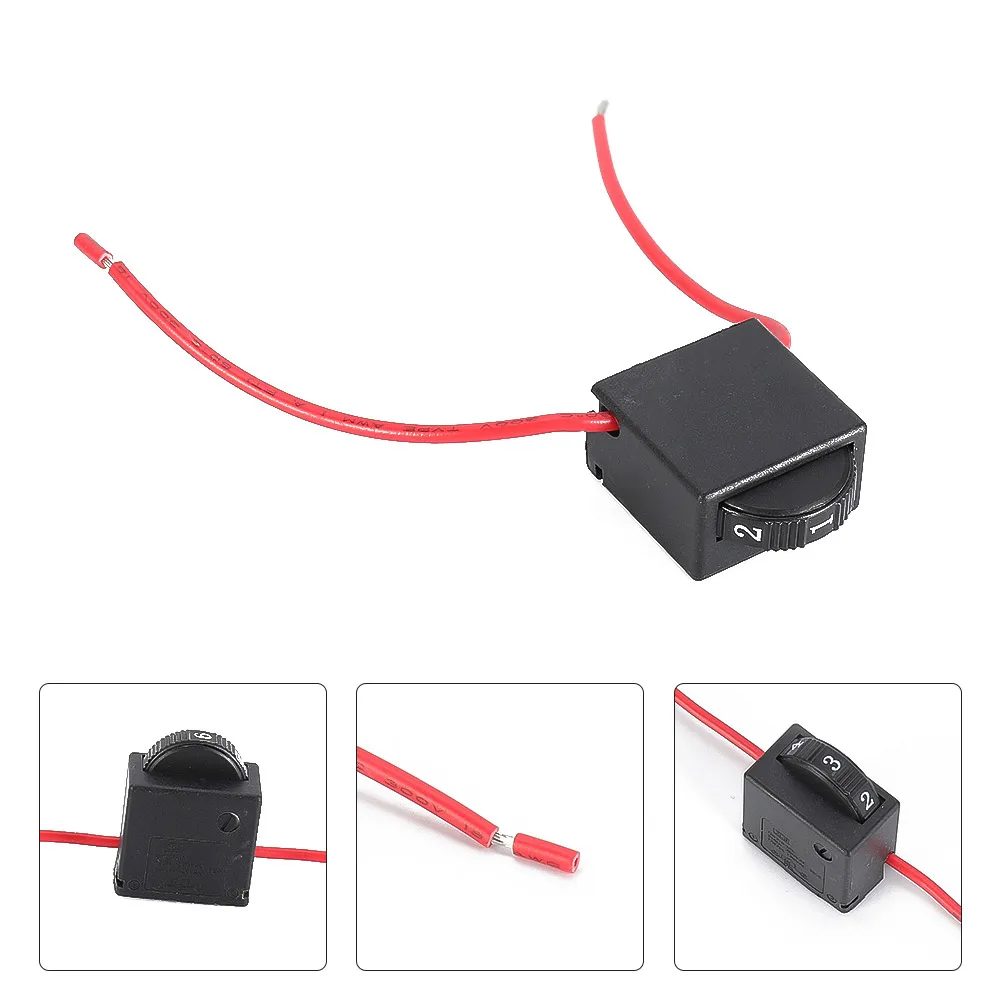 Versatile Speed Controller Switch Suitable For Electric Angle Grinders 6-Speed Regulatio 220V-250V 12A Power Tool Accessory