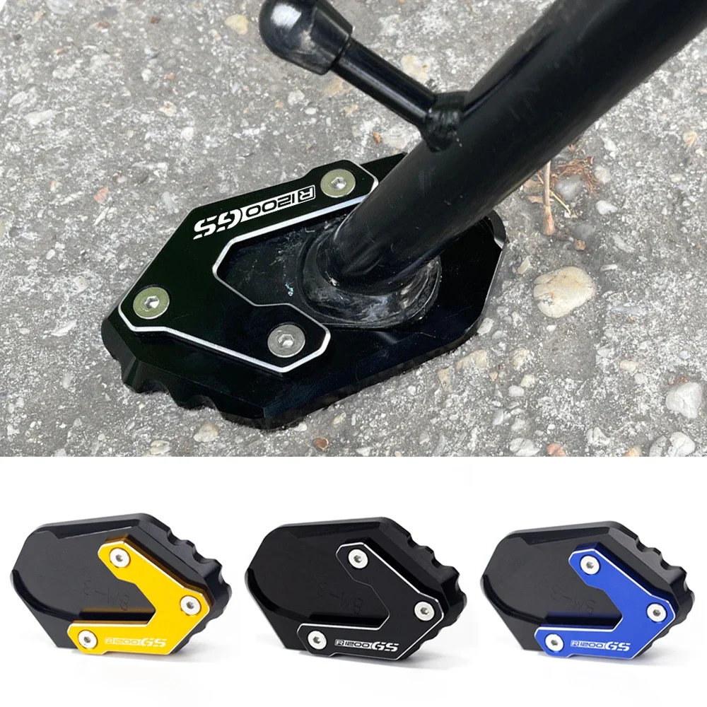 

Motorcycles Side Stand Enlarger Plate Kickstand Enlarge Extension For BMW F750GS 750 1250 R1200GS LC ADV R1250GS GS 2018 - 2022