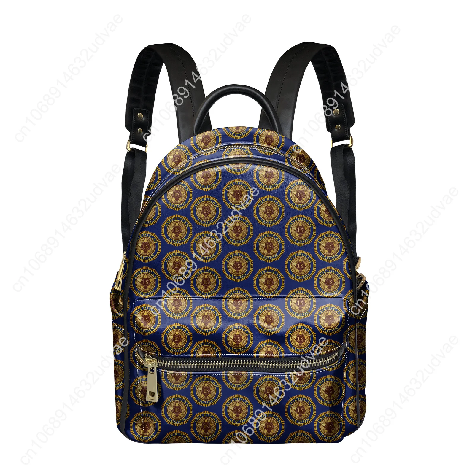 American Legion Logo Backpack Womens Men Knapsack Personalized Text Image Double Shoulder Bag Business Rucksack Gift Daypack