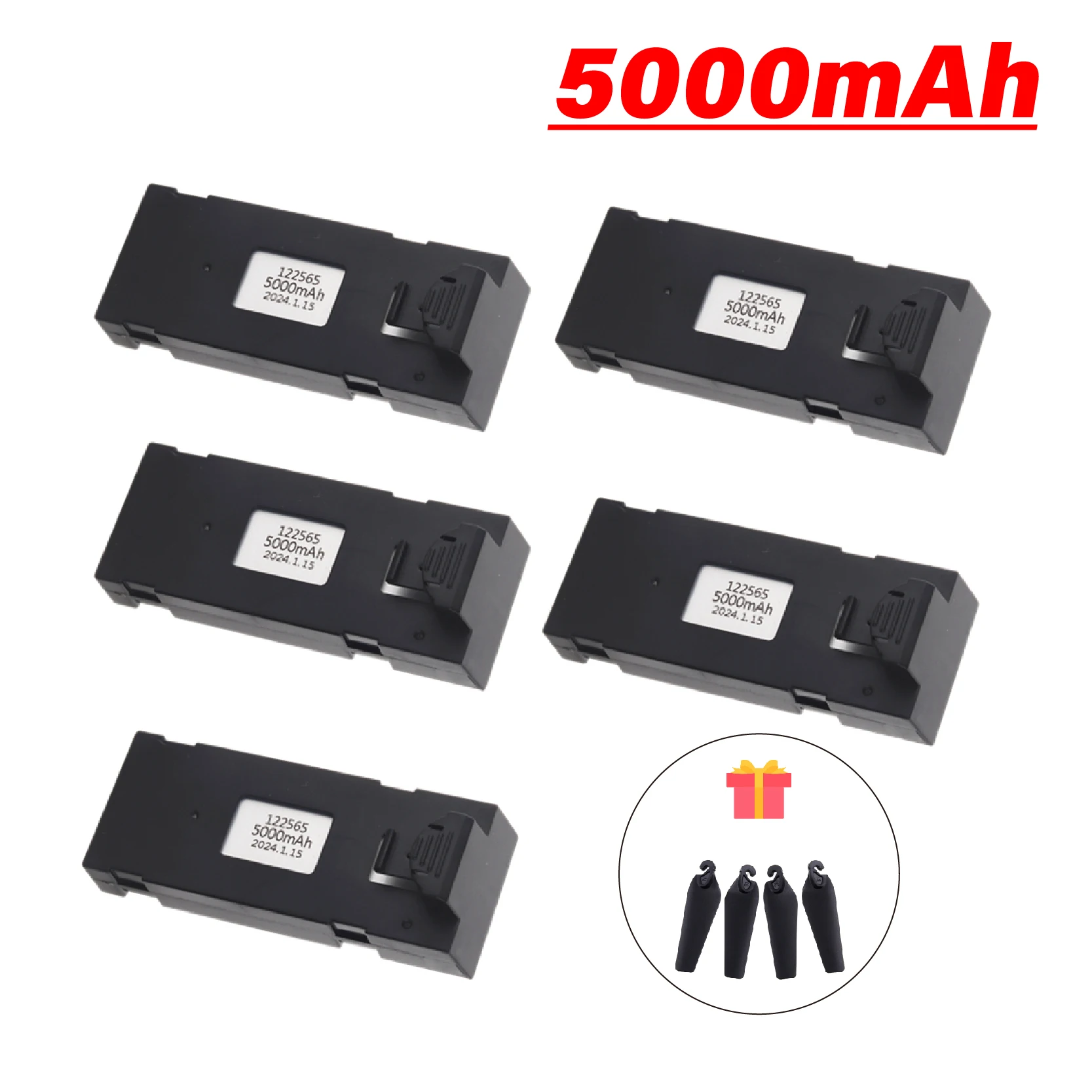 Drone Toy 5000mAh 3.7v E88 Battery For RC Drone E88 E88PRO E525 E99 F198 P1 K3 P10 A13 S98 RC Quadcopter Parts Battery