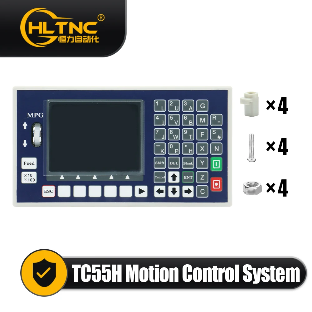 Off Line 24V G Code and M Code TC5530H Controller USB 1/2/3/4  Axis TC55H 4 axis CNC Control System