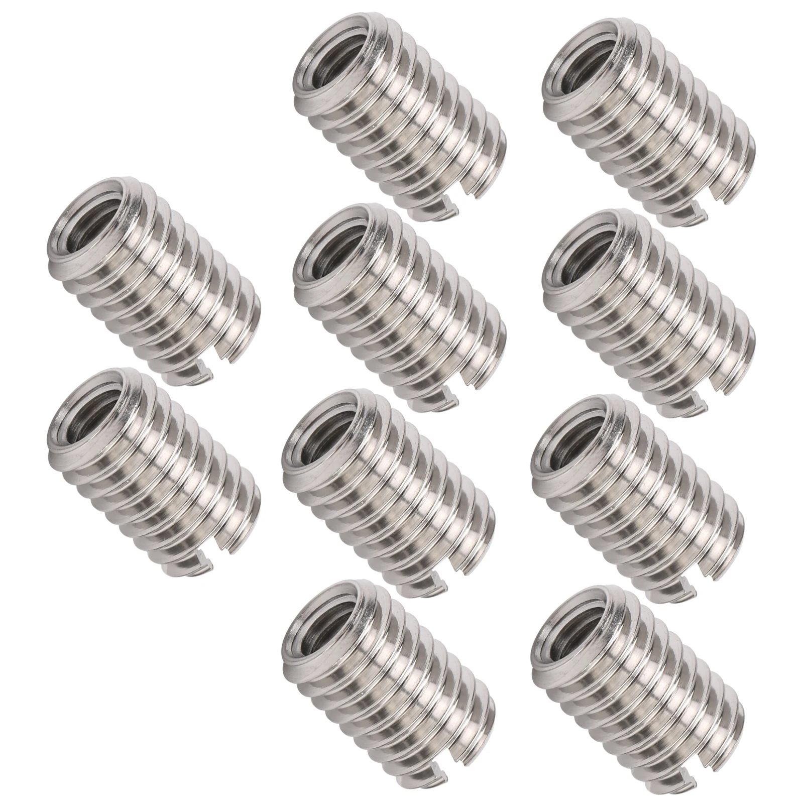 Thread Repairing Nut Stainless Steel Fastener Accessory M5 x 0.8mm M8 x 1.25mm 12MM Nuts Hardware Accessories Thread Nut