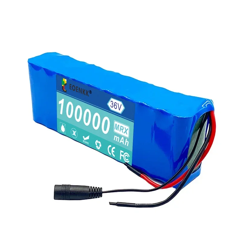 EOENKK 36V 100000mAh 10S2P 36V electric scooter battery lithium electric scooter 500W electric scooter battery 36V 10S2P battery