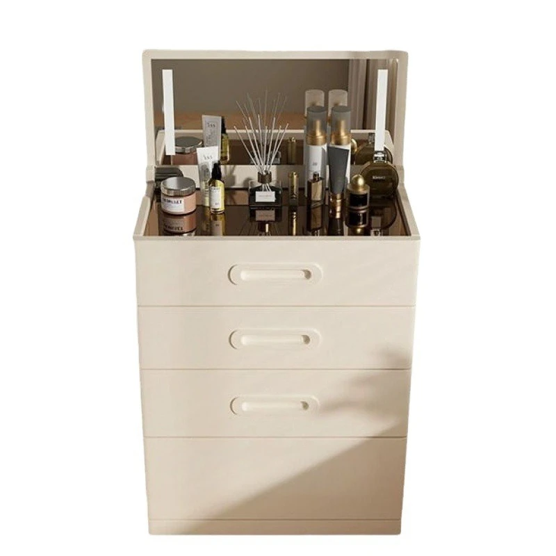 

Modern simple bedside storage in the bedroom mall apartment mini fliptop cosmetic desk integrated