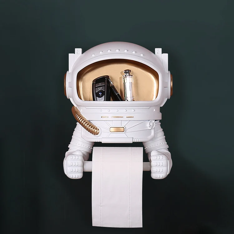 Astronaut Tissue Holder Storage Box Decorative Home Decor Ornaments Bathroom accessories