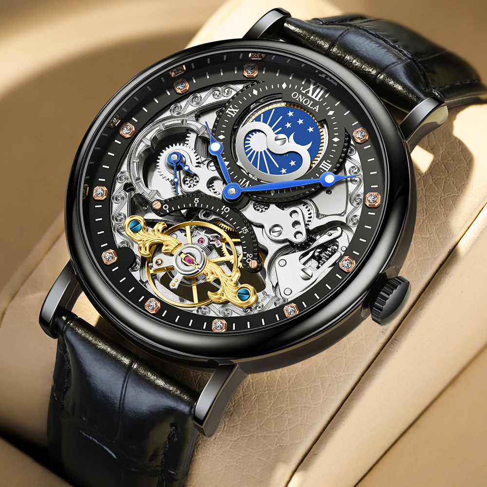 onola-luxury-brand-6836-unique-dual-time-zone-hollow-automatic-tourbillon-mechanical-business-moon-phase-watches-for-man-reloj