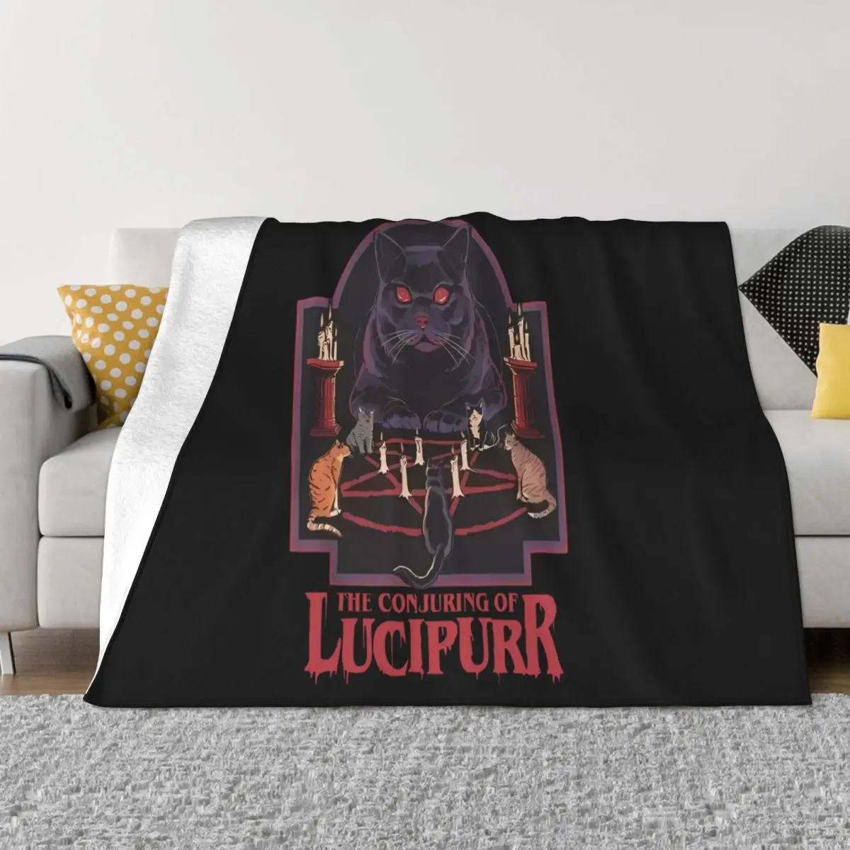 Steven Rhodes Lucipurr Plush Knee Blanket Blankets & Throws Blankets And Blankets Throw Blanket